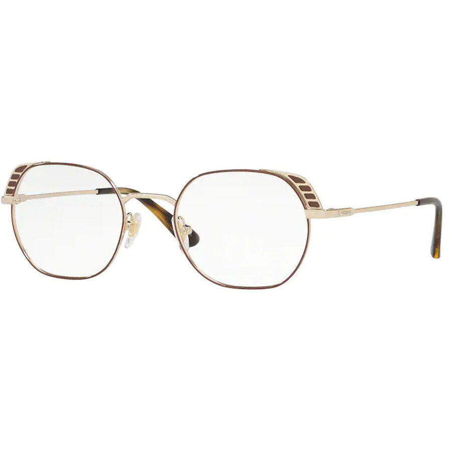 Rame ochelari de vedere dama Vogue VO4131 5021 Ovale Maro originale din Metal cu comanda online