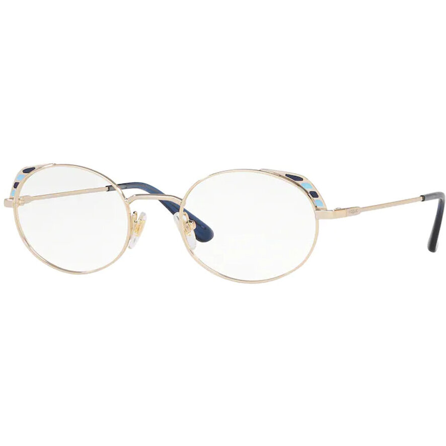 Rame ochelari de vedere dama Vogue VO4132 848 Ovale Aurii originale din Metal cu comanda online