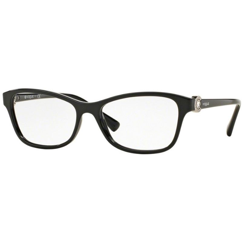Rame ochelari de vedere dama Vogue VO5002B W44 Cat-eye Negre originale din Plastic cu comanda online
