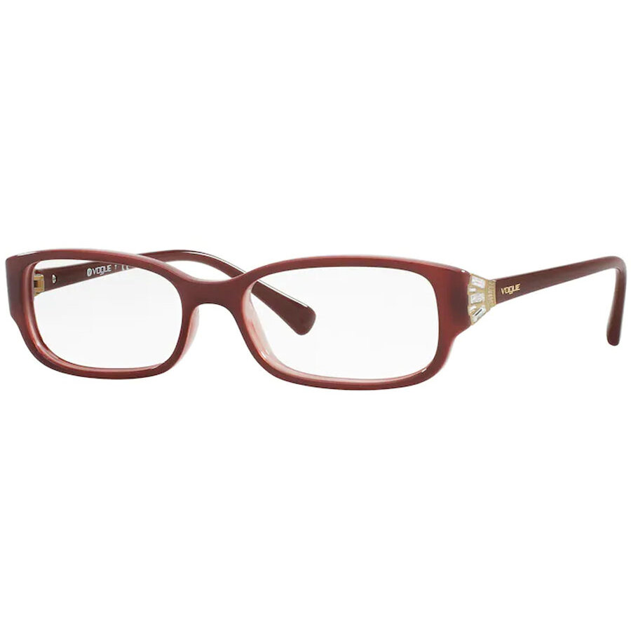 Rame ochelari de vedere dama Vogue VO5059B 2323 Rectangulare Visinii originale din Plastic cu comanda online