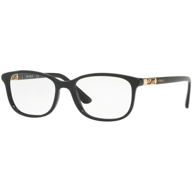 Rame ochelari de vedere dama Vogue VO5163 W44 Rectangulare Negre originale din Plastic cu comanda online