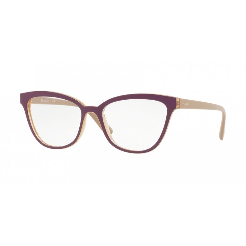 Rame ochelari de vedere dama Vogue VO5202 2592 Violet/Aurii Cat-eye originale din Plastic cu comanda online