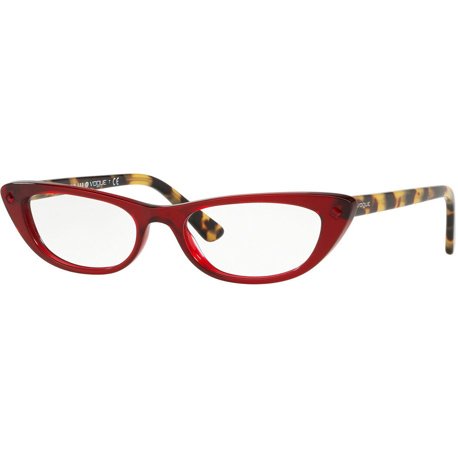 Rame ochelari de vedere dama Vogue VO5236B 1947 Cat-eye Rosii originale din Acetat cu comanda online