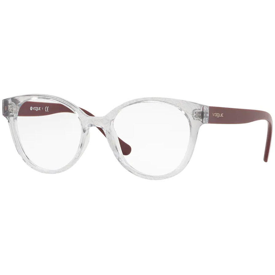 Rame ochelari de vedere dama Vogue VO5244 W745 Transparent Rotunde originale din Plastic cu comanda online