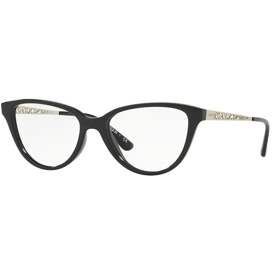 Rame ochelari de vedere dama Vogue VO5258 W44 Negre Cat-eye originale din Plastic cu comanda online