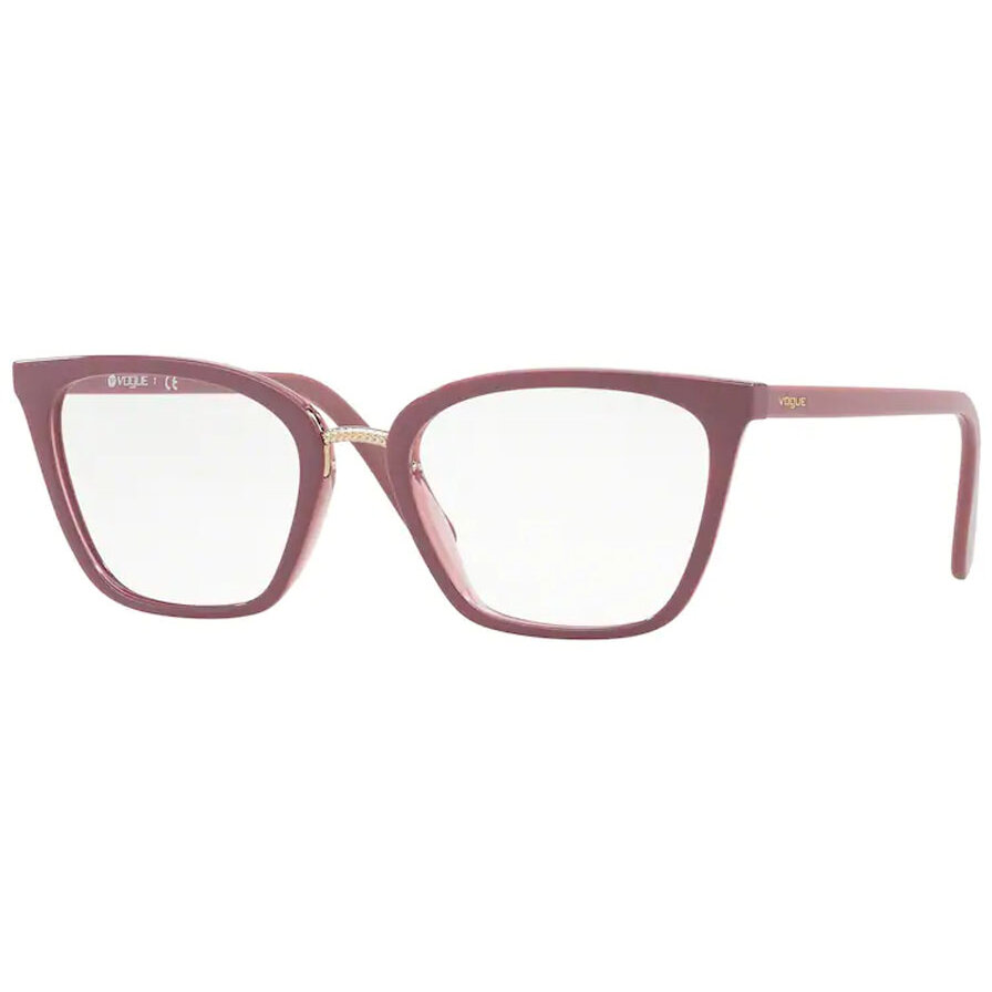 Rame ochelari de vedere dama Vogue VO5260 2554 Roz Rectangulare originale din Plastic cu comanda online