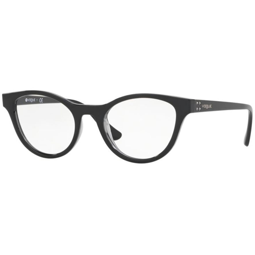 Rame ochelari de vedere dama Vogue VO5274B 2385 Cat-eye Negre originale din Plastic cu comanda online