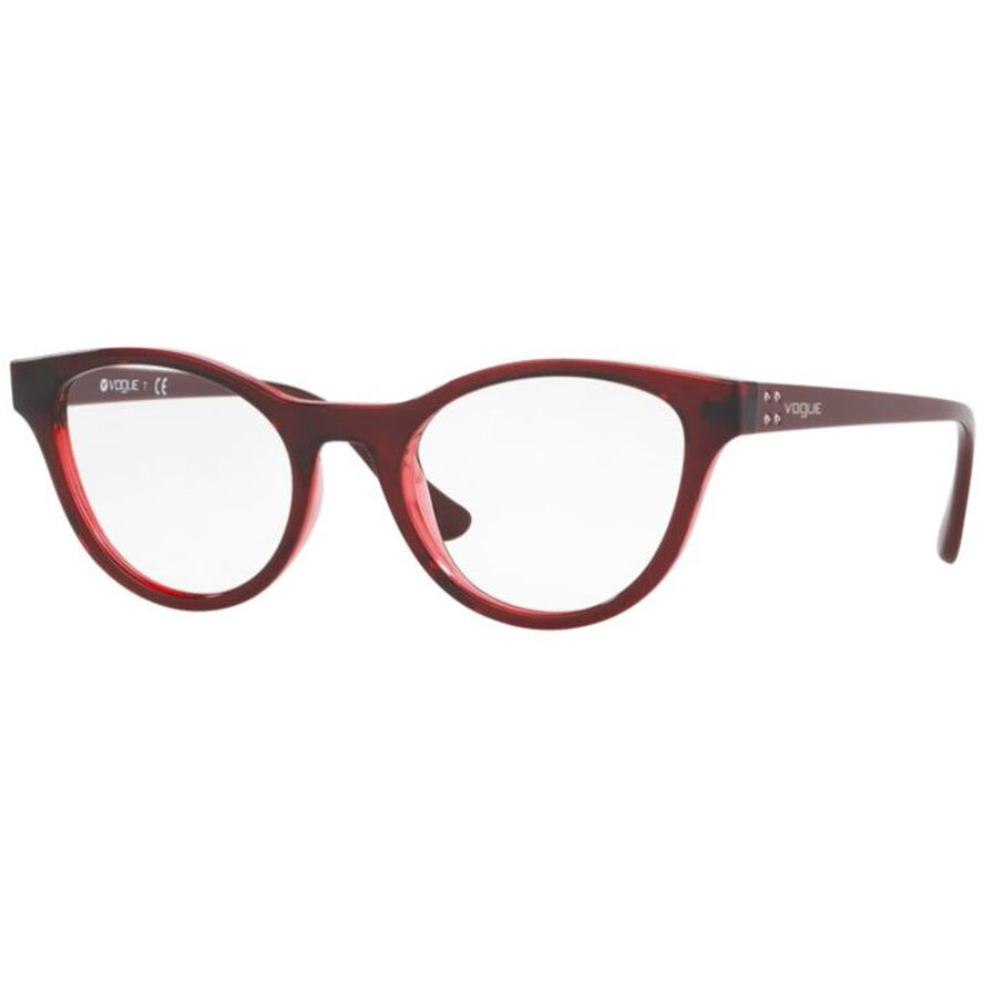 Rame ochelari de vedere dama Vogue VO5274B 2636 Cat-eye Rosii originale din Plastic cu comanda online