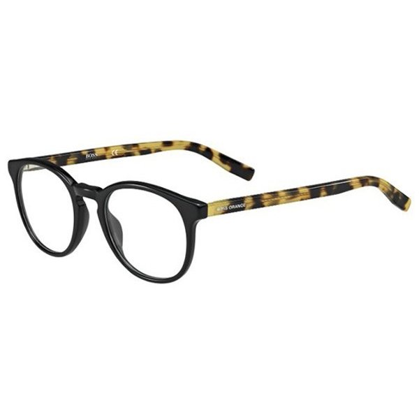 Rame ochelari de vedere unisex BOSS ORANGE BO 0201 YQ5 Ovale Negre-Havana originale din Acetat cu comanda online
