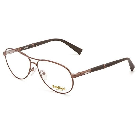 Rame ochelari de vedere unisex Baldinini BLD1665 103 Pilot Maro originale din Metal cu comanda online