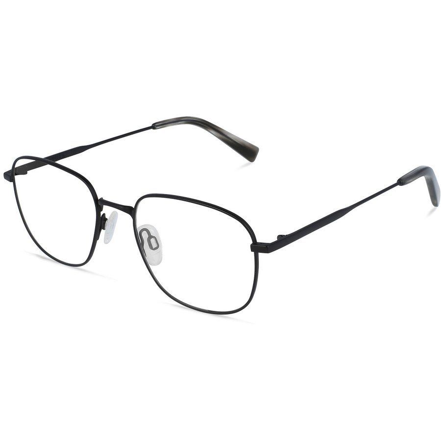 Rame ochelari de vedere unisex Battatura Big Jim BTT03 Patrate Negre originale din Acetat cu comanda online