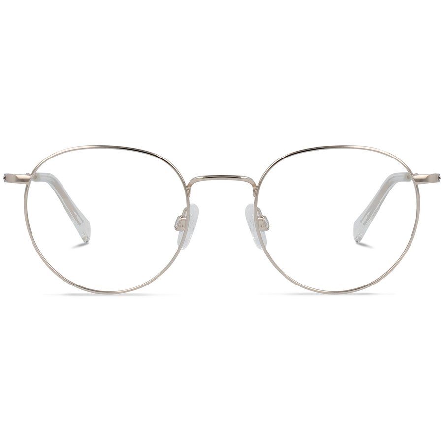 Rame ochelari de vedere unisex Battatura Dwight Large BTT119 Rotunde Argintii originale din Titan cu comanda online