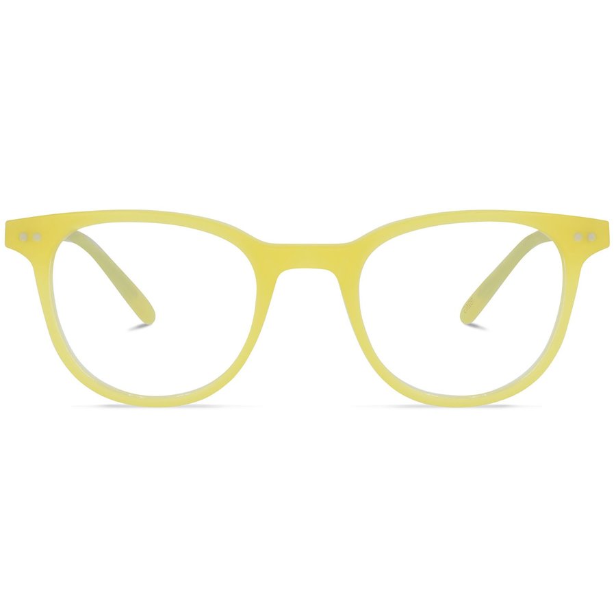 Rame ochelari de vedere unisex Battatura Ottavio B245 Rectangulare Galbene originale din Acetat cu comanda online
