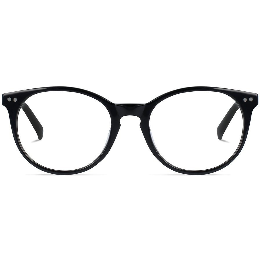 Rame ochelari de vedere unisex Battatura Raphael B167 Rotunde Negre originale din Acetat cu comanda online