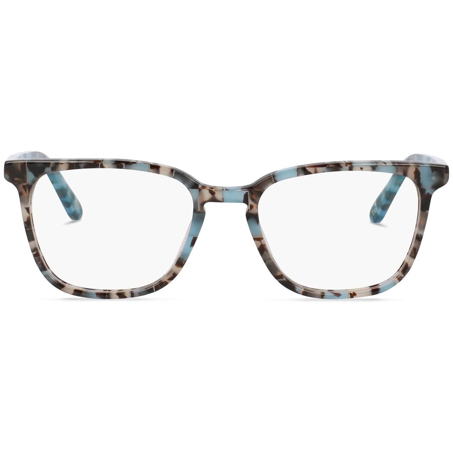 Rame ochelari de vedere unisex Battatura Renzo B294 Patrate Albastre-Havana originale din Acetat cu comanda online