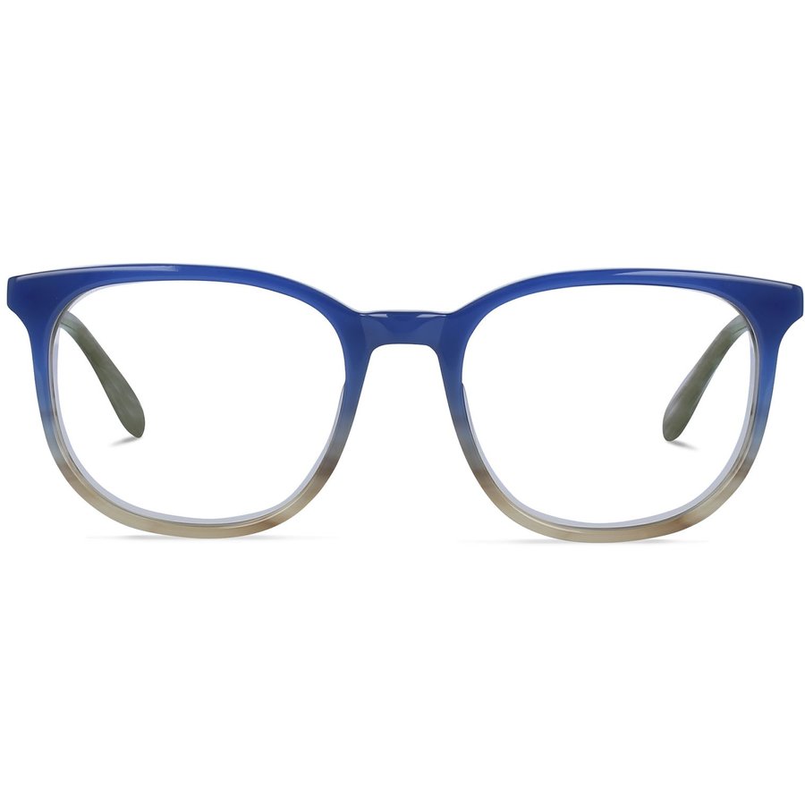 Rame ochelari de vedere unisex Battatura Sicily B277 Rectangulare Albastre originale din Acetat cu comanda online