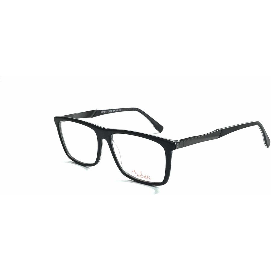 Rame ochelari de vedere unisex Belutti BDP0118 C2 Rectangulare Negre originale din Plastic cu comanda online
