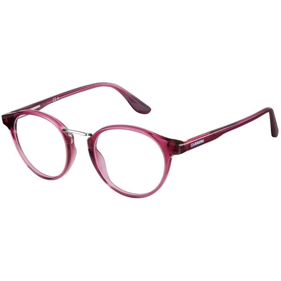 Rame ochelari de vedere unisex CARRERA CA6645 PXY Rotunde Roz originale din Acetat cu comanda online