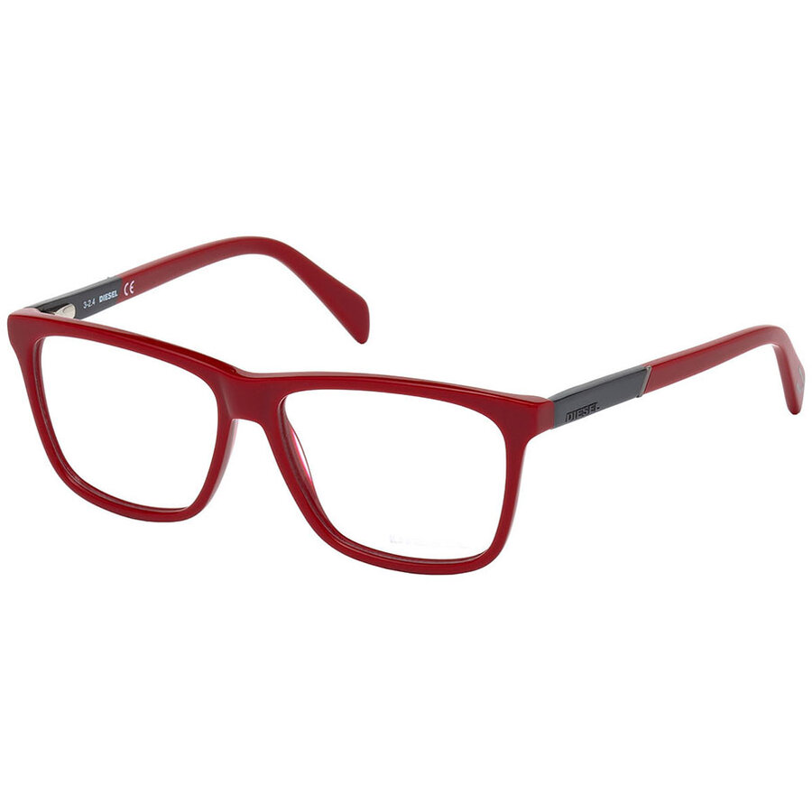 Rame ochelari de vedere unisex DIESEL DL5131 066 Patrate Rosii originale din Acetat cu comanda online