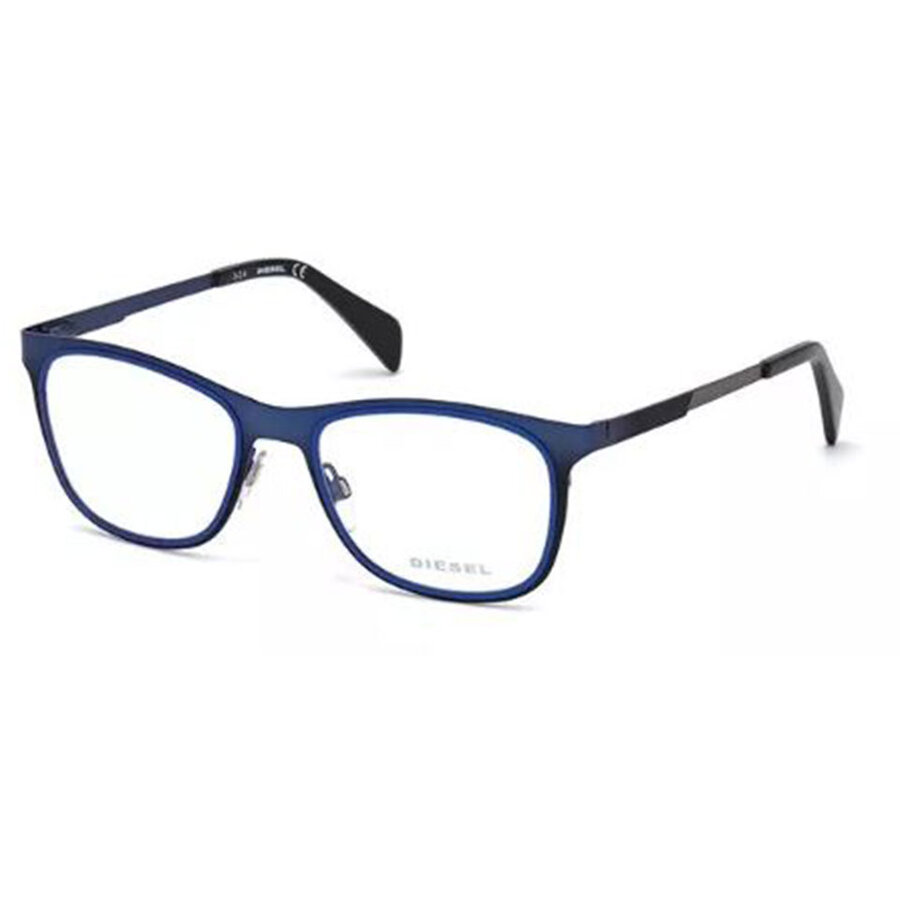 Rame ochelari de vedere unisex DIESEL DL5139 092 Rectangulare Albastre originale din Metal cu comanda online