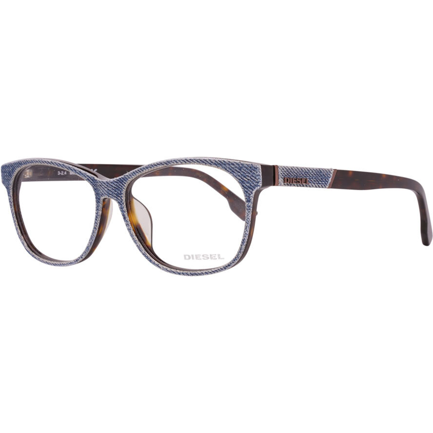 Rame ochelari de vedere unisex DIESEL DL5144-D 056 Rectangulare Albastre originale din Plastic cu comanda online