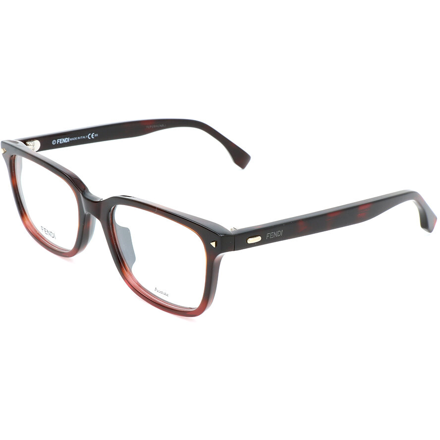 Rame ochelari de vedere unisex Fendi FF 0220 21C Patrate Havana originale din Acetat cu comanda online