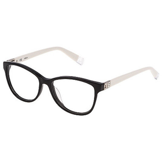 Rame ochelari de vedere unisex Furla VFU002S 700Y Patrate Negre originale din Plastic cu comanda online