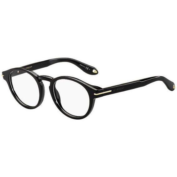 Rame ochelari de vedere unisex Givenchy GV 0002 807 Rotunde Negre originale din Plastic cu comanda online