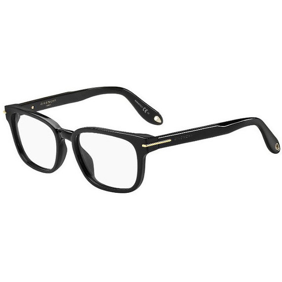 Rame ochelari de vedere unisex Givenchy GV 0013 807 Rectangulare Negre originale din Plastic cu comanda online