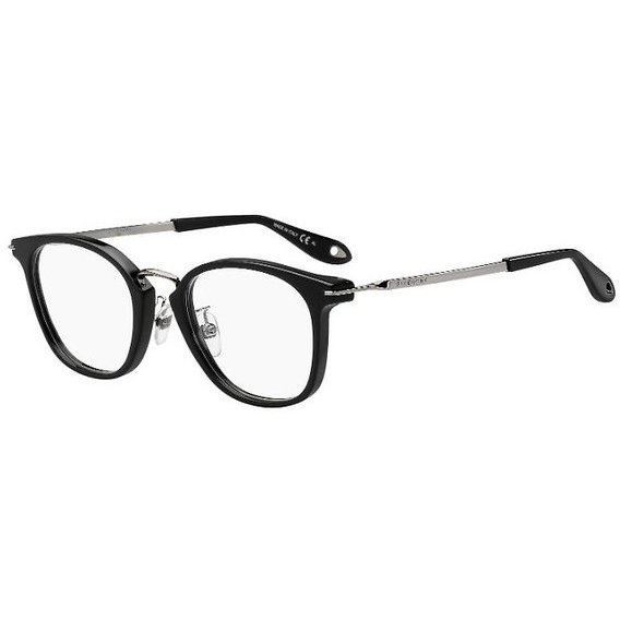 Rame ochelari de vedere unisex Givenchy GV 0070/F 807 Rotunde Negre originale din Plastic cu comanda online
