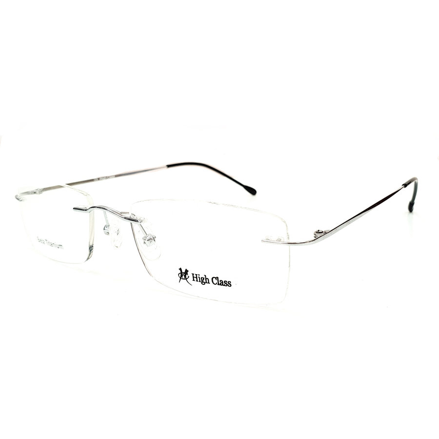 Rame ochelari de vedere unisex High Class HC6418 C3 Rectangulare Argintii originale din Titan cu comanda online