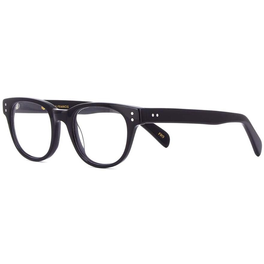 Rame ochelari de vedere unisex Jack Francis FR9 Ovale Negre originale din Plastic cu comanda online