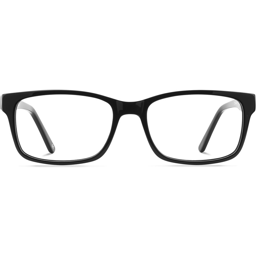 Rame ochelari de vedere unisex Jack Francis LeRoy FR54 Rectangulare Negre originale din Acetat cu comanda online