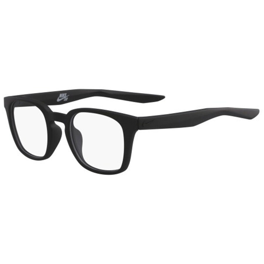 Rame ochelari de vedere unisex NIKE 7114 002 MATTE BLACK Patrate Negre originale din Plastic cu comanda online