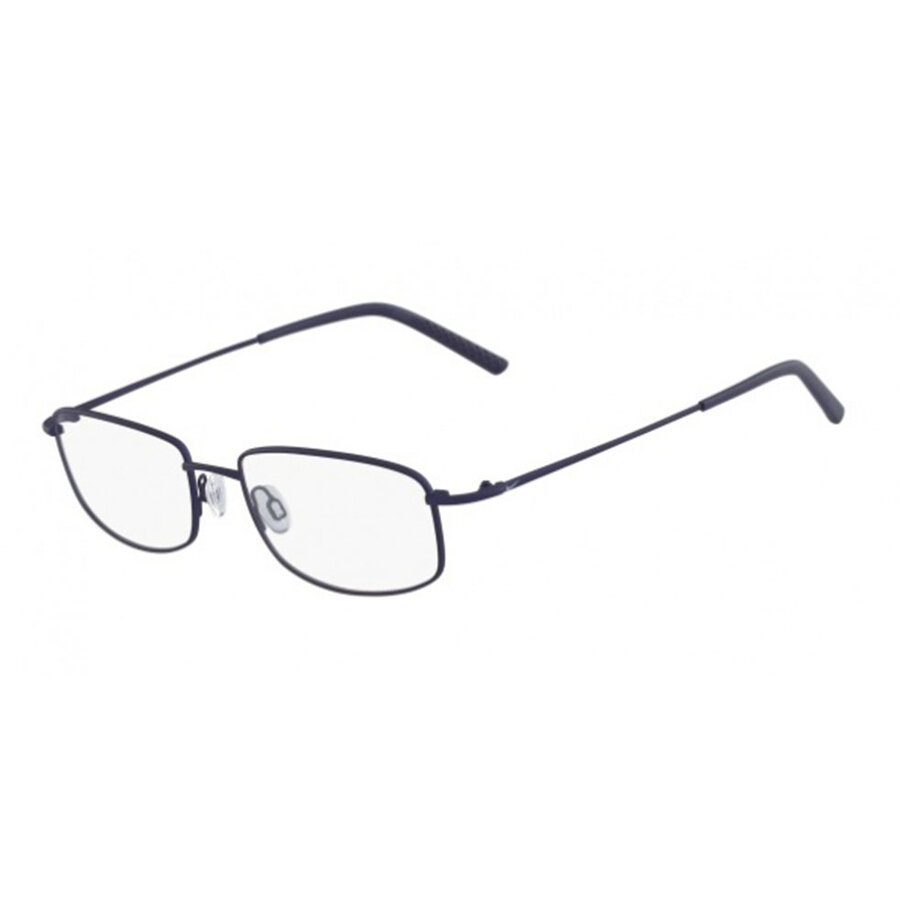 Rame ochelari de vedere unisex NIKE 8180 413 SATIN NAVY Rectangulare Albastre originale din Metal cu comanda online