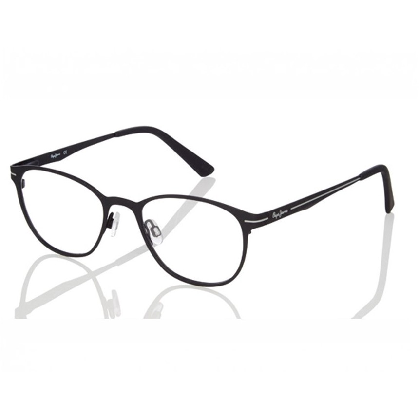 Rame ochelari de vedere unisex PEPE JEANS DWIGHT 1222 C1 BLACK Rotunde Negre originale din Metal cu comanda online