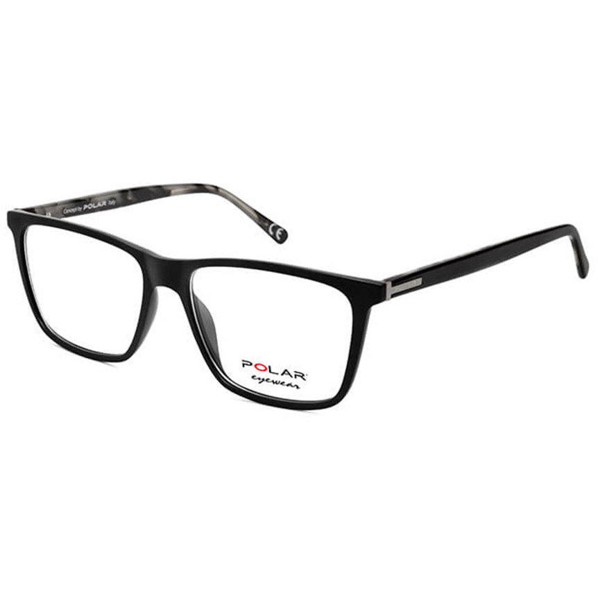 Rame ochelari de vedere unisex Polar 1951 I 477 Rectangulare Negre originale din Acetat cu comanda online