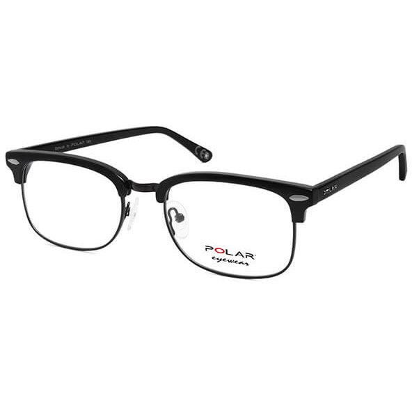 Rame ochelari de vedere unisex Polar 739 | 77 K73977 Browline Negre originale din Acetat cu comanda online