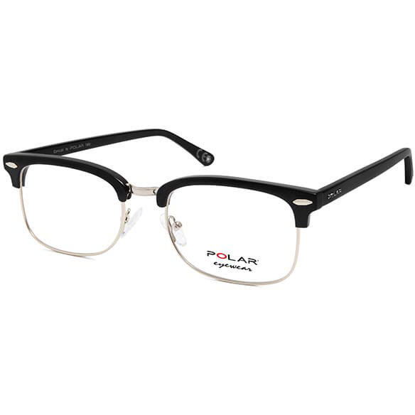 Rame ochelari de vedere unisex Polar 739 | 78 K73978 Browline Negre originale din Acetat cu comanda online
