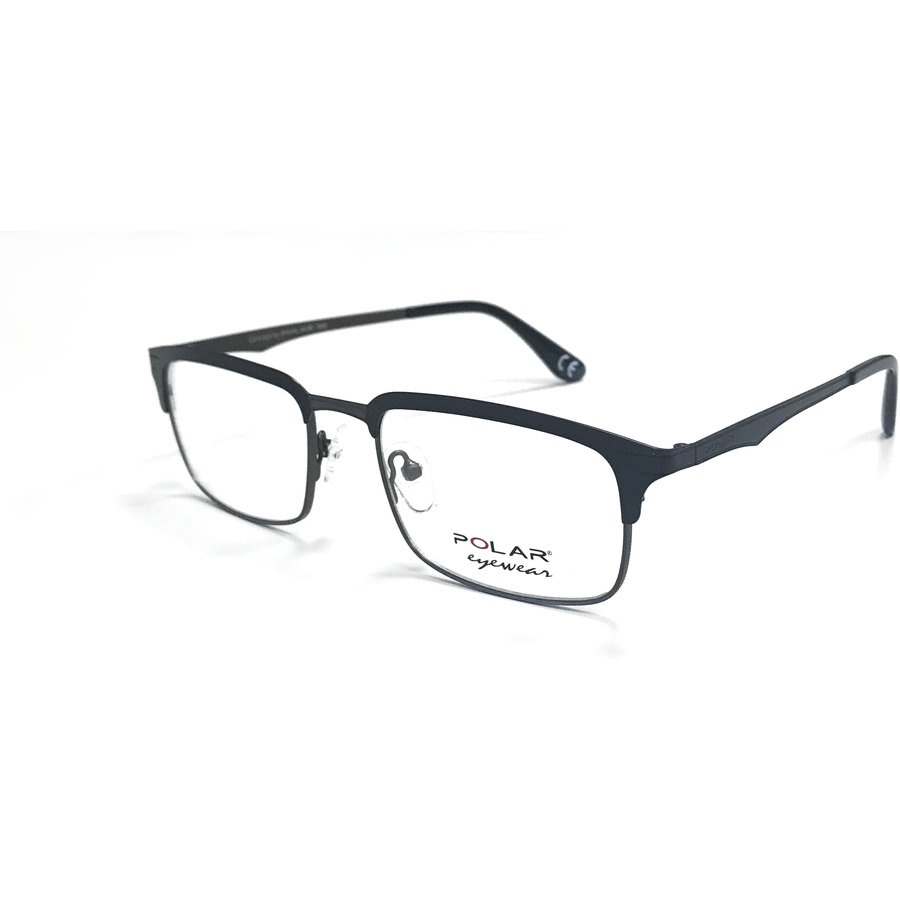 Rame ochelari de vedere unisex Polar 834 | 48 Rectangulare Negre originale din Plastic cu comanda online
