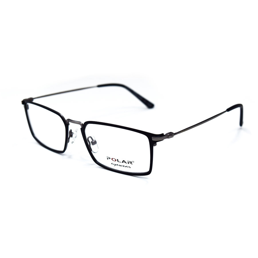 Rame ochelari de vedere unisex Polar 852 48 K85248 Rectangulare Negre originale din Otel cu comanda online