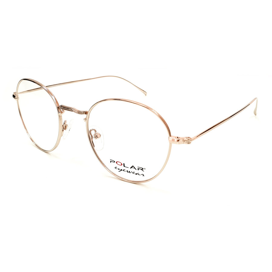 Rame ochelari de vedere unisex Polar 870 | 02 Rotunde Aurii originale din Otel cu comanda online