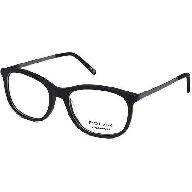 Rame ochelari de vedere unisex Polar 994 | 76 Rectangulare Negre originale din Acetat cu comanda online