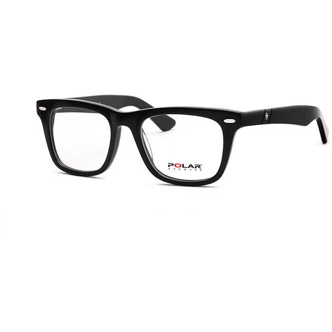 Rame ochelari de vedere unisex Polar ANDY | 02 Rectangulare Negre originale din Plastic cu comanda online