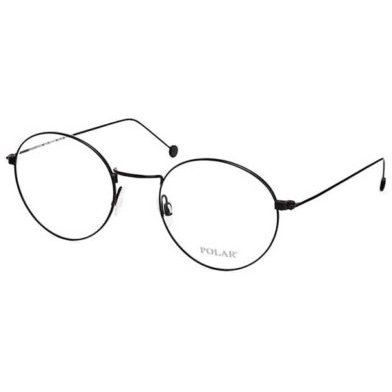 Rame ochelari de vedere unisex Polar CIVETTA | 03 KCIV03 Rotunde Negre originale din Otel cu comanda online