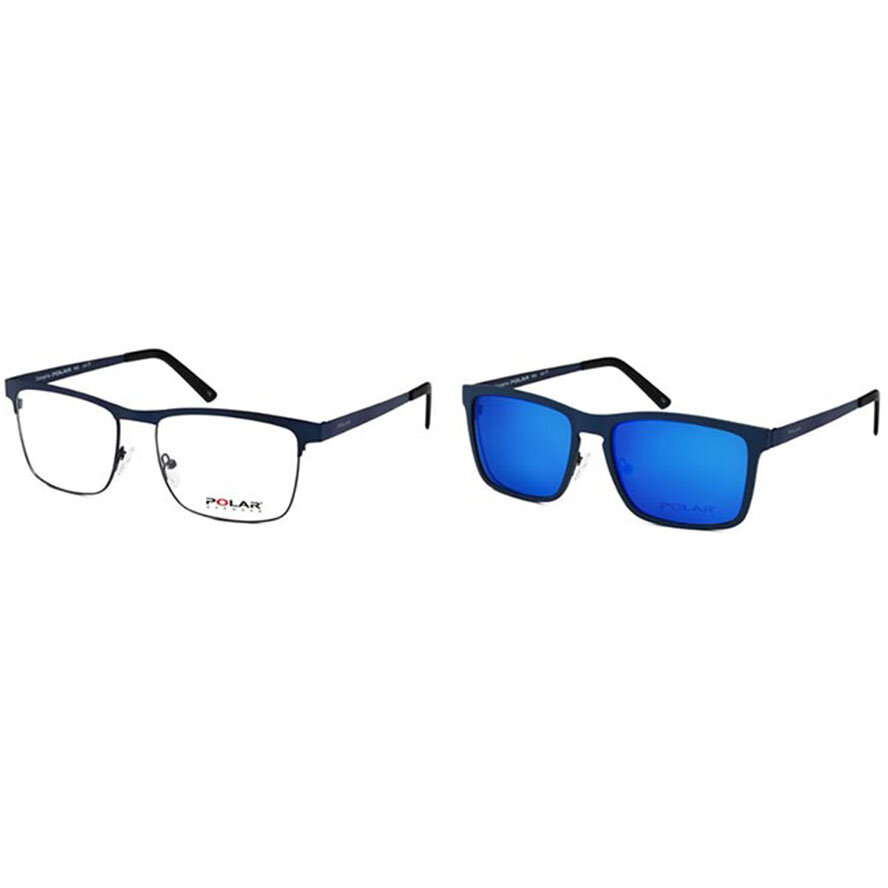 Rame ochelari de vedere unisex Polar CLIP-ON 402 | 20 Clip-on Albastre originale din Metal cu comanda online