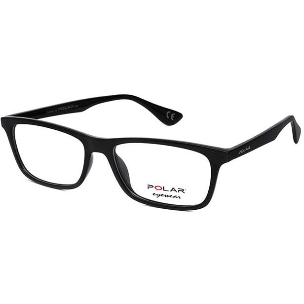 Rame ochelari de vedere unisex Polar HAMILTON | 77 Rectangulare Negre originale din Plastic cu comanda online