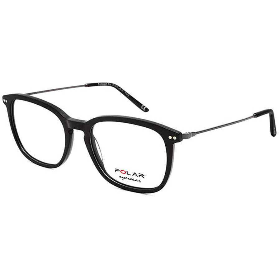 Rame ochelari de vedere unisex Polar Kensington | 77 Patrate Negre originale din Plastic cu comanda online