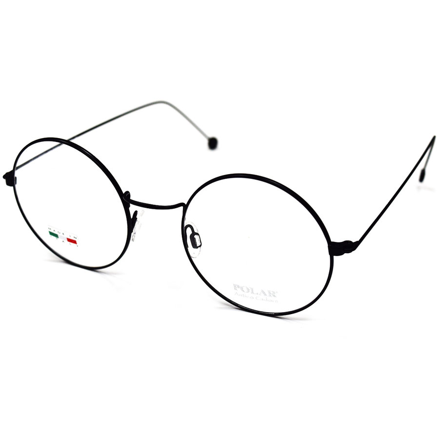 Rame ochelari de vedere unisex Polar Tudaio 03 KTUD03 Rotunde Negre originale din Otel cu comanda online