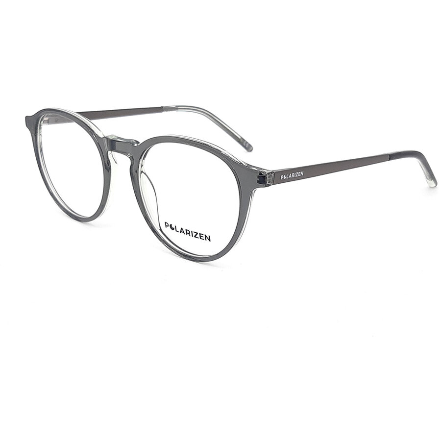 Rame ochelari de vedere unisex Polarizen 17450 C2 Rotunde Gri originale din Plastic cu comanda online